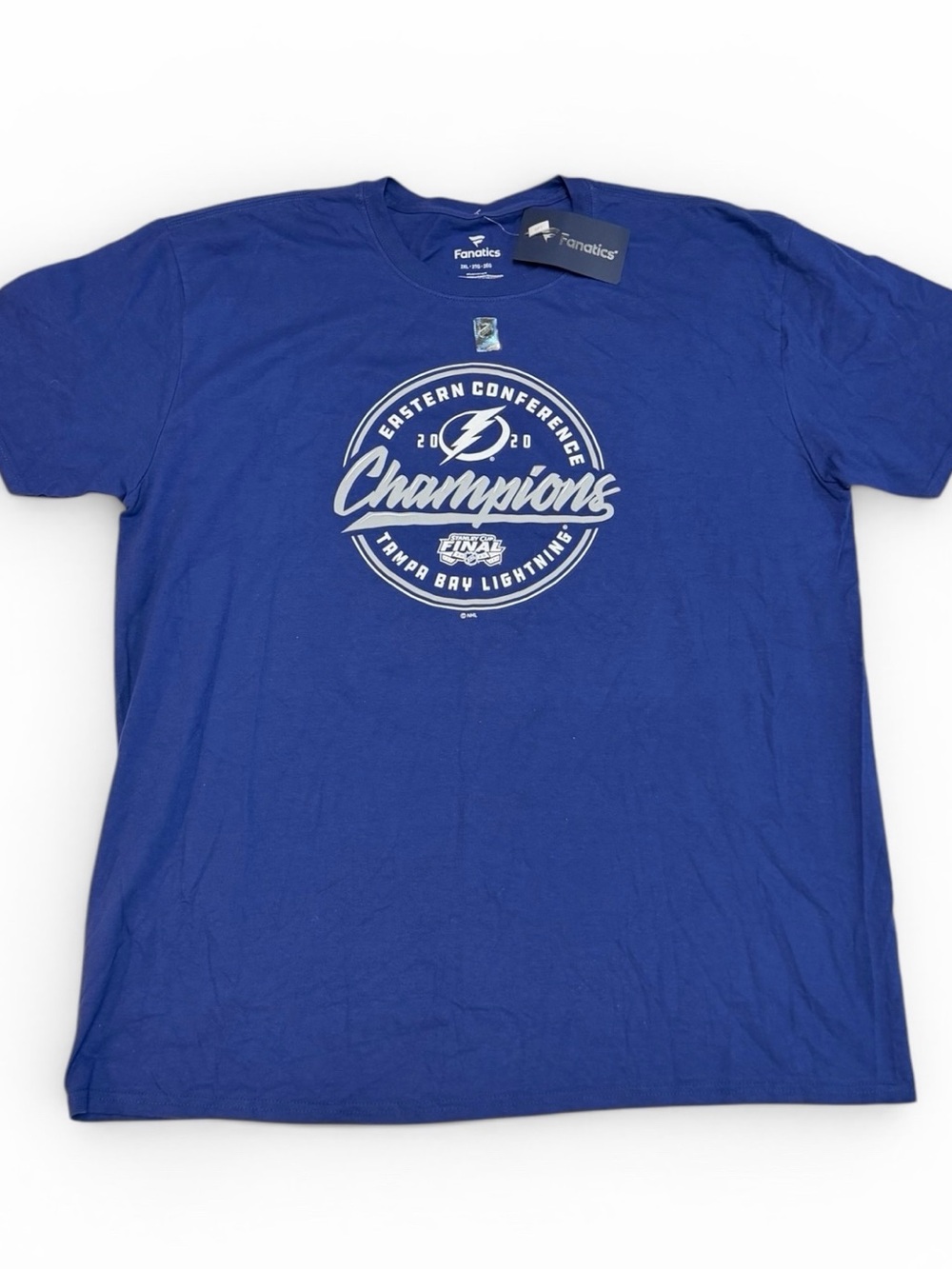 Fanatics Blue Tampa Bay Lightning 2020 Eastern Conference Champions Tee